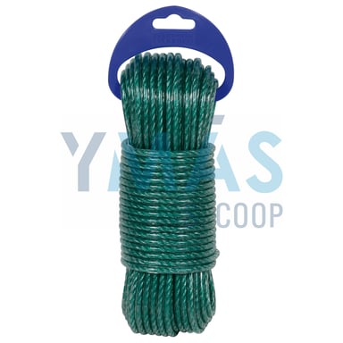 CABLE ACERO PLASTIFICADO 15M 3.5MM VERDE