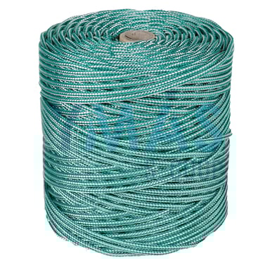 CUERDA TENDEDERO PP TEXTURADA 4MM 200M VERDE/BLANC
