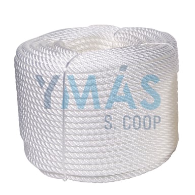 CUERDA CABLEADA PP 4C 5MM BLANCO 100M