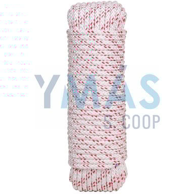 CUERDA POLIESTER 8MM BLANCO 5M C/ALMA