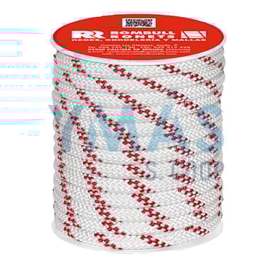 CUERDA POLIESTER 6MM BLANCO 25M C/ALMA