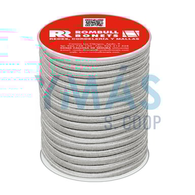 CUERDA ELASTICA PES 8MM 25M BLANCA