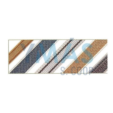 CINTA PERSIANA 5 MTS N8 22MM GRIS
