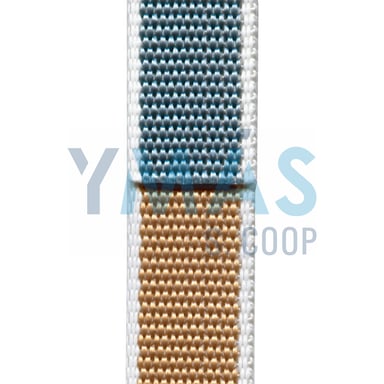 CINTA PERSIANA 5 MTS N10 22MM GRIS/BEIGE