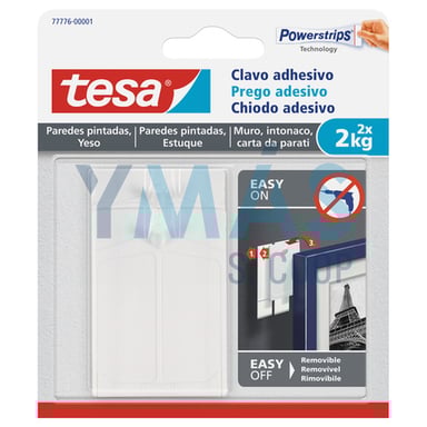 CLAVO ADHESIVO POWERSTRIPS AJUS PARED 2KG 2UDS