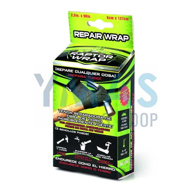 CINTA REPARADORA F/DE VIDRIO 1.27MX60MM