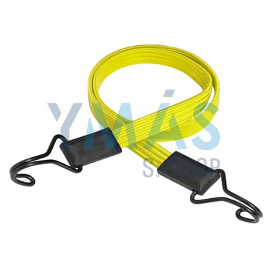 PULPO ELASTICO PLANO 18MM 100CM AMARILLO C/GANCHO