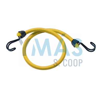 PULPO ELASTICO RED.8MM 100CM AMARILLO C/GANCHO 2UD