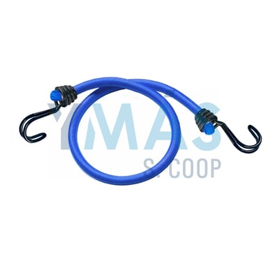 PULPO ELASTICO REDON.8MM 120CM AZUL C/GANCHO 2UDS