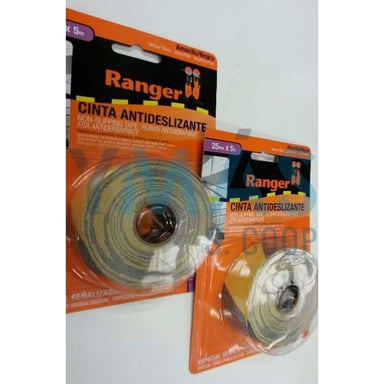 CINTA ANTIDESLIZANTE 5MX25MM AMARILLA/NEGRA