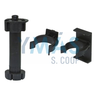 PATAS MUEBLE 16X135X160MM NEGRO 4 UNIDADES