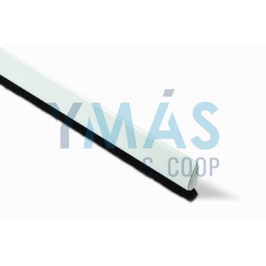 BURLETE PVC CURVADO 1M BLANCO ADHESIVO