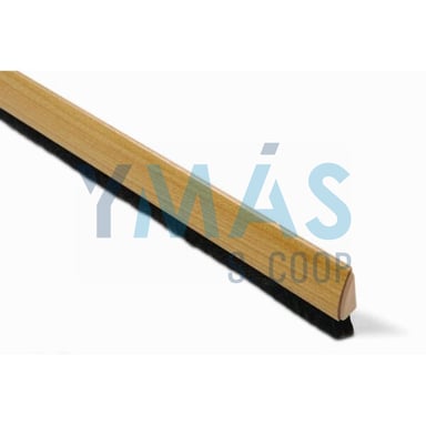 BURLETE PVC CURVADO 1M MADERA PINO ADHESIVO