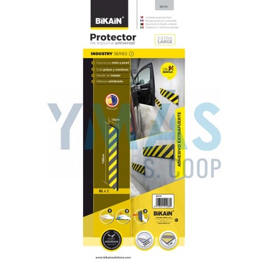 PROTECTOR PARKING LATERAL 100X15CM AMARILLO NEGRO