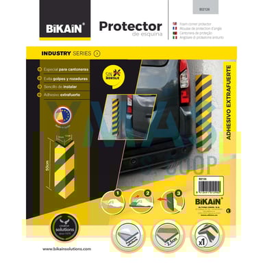 PROTECTOR PARKING LATERAL 50X15CM AMARILLO NEGRO