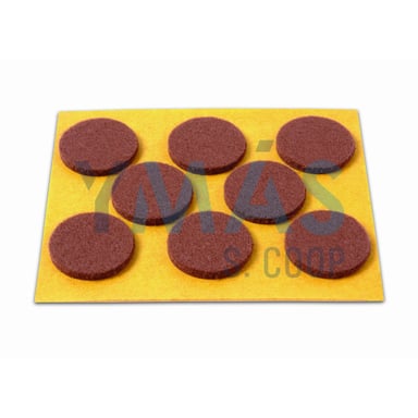 DESLIZADOR FIELTRO ADHESIVO 25MM 8UDS MARRON