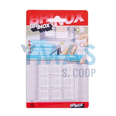 TOPE PROTECTOR ADHES TRANSP 20X20 B/9
