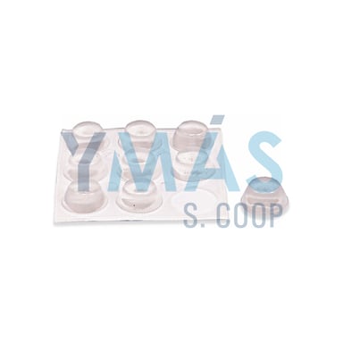 TACO GOTA CONICO ADHES TRANSP 16MM B/9