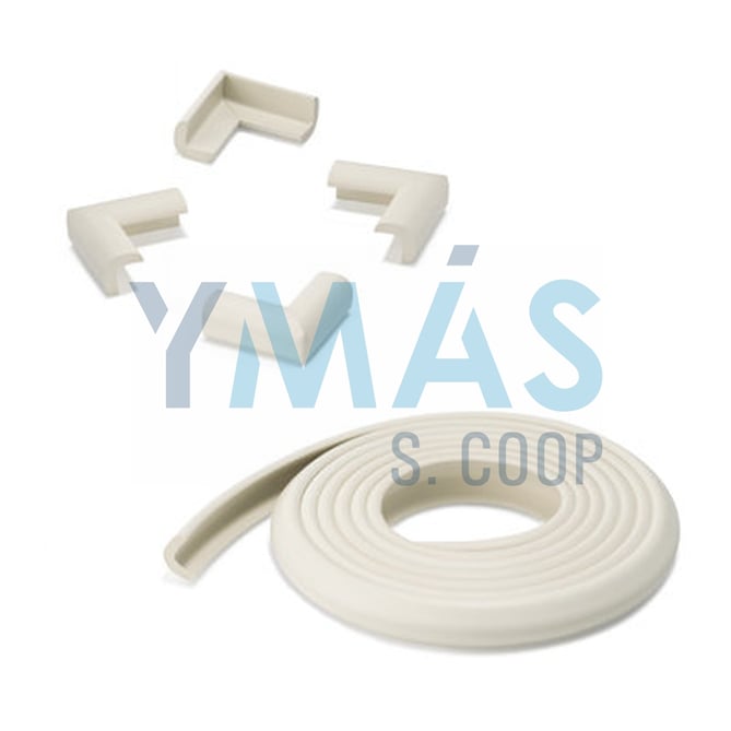 ROLLO PROTECTOR CANTOS 2M + 4 ESQUINERAS BLANCO