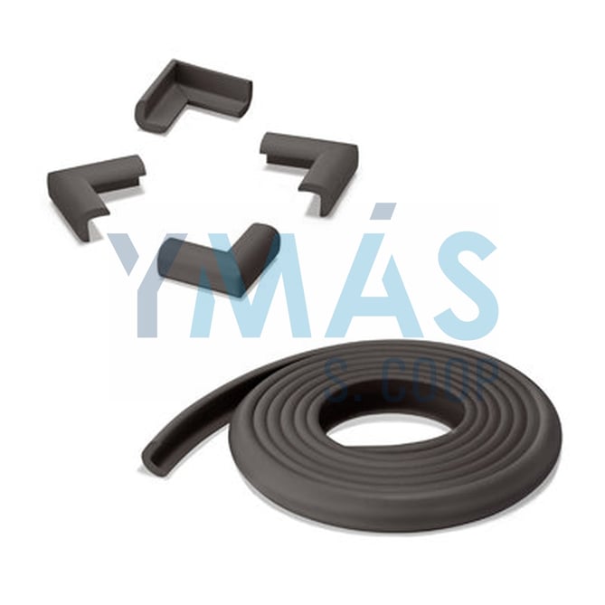 ROLLO PROTECTOR CANTOS 2M + 4 ESQUINERAS MARRON