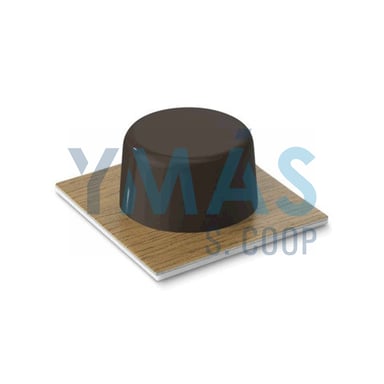 TOPE PUERTA ADHES PARQUET MARRON 2UDS
