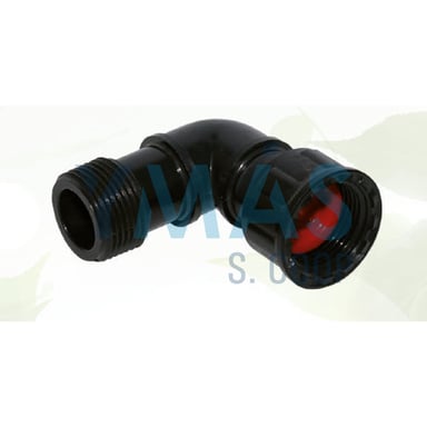 ENLACE ROSCA LOCA CODO ELECTROVALVULA H/H/M PVC 1