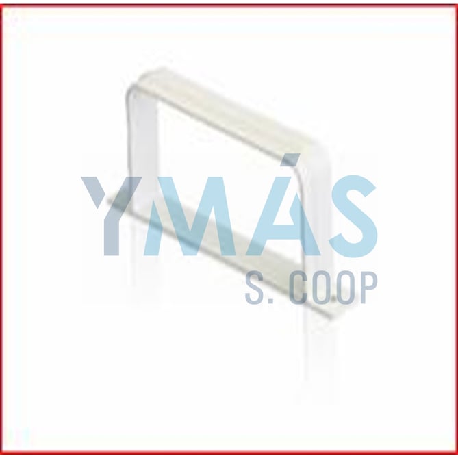 ABRAZADERA RECTANGULAR CERRADA PLASTICA 110X55