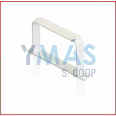 ABRAZADERA RECTANGULAR CERRADA PLASTICA 150X75