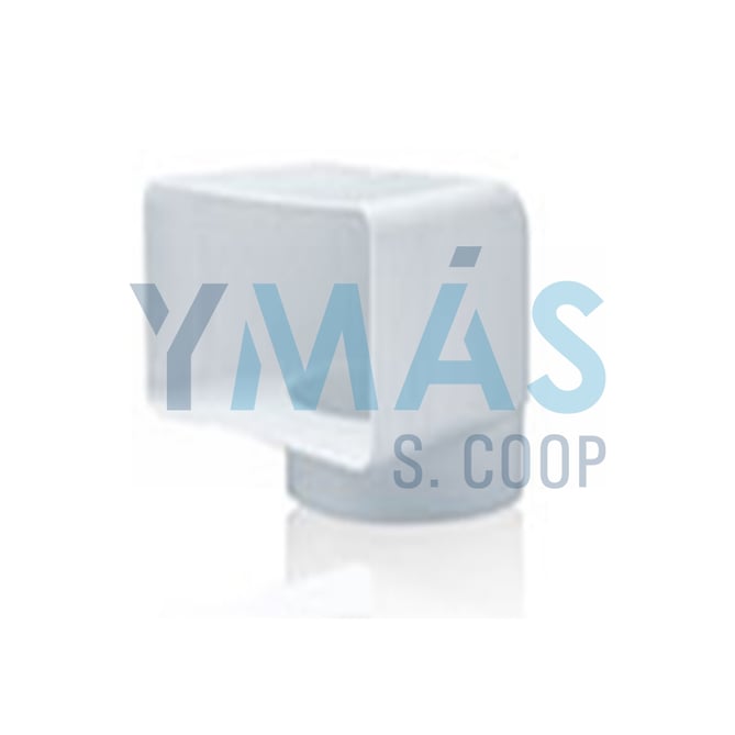 CODO VERTICAL TUBO EXTRACCION PVC 90 150X75-120
