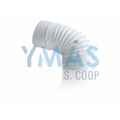 CODO FLEXIBLE TUBO EXTRACCION PVC RECTANG.110X55MM