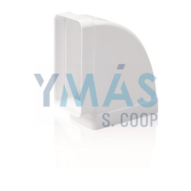 CODO HORIZONTAL TUBO EXTRACCION PVC 90 110X55MM