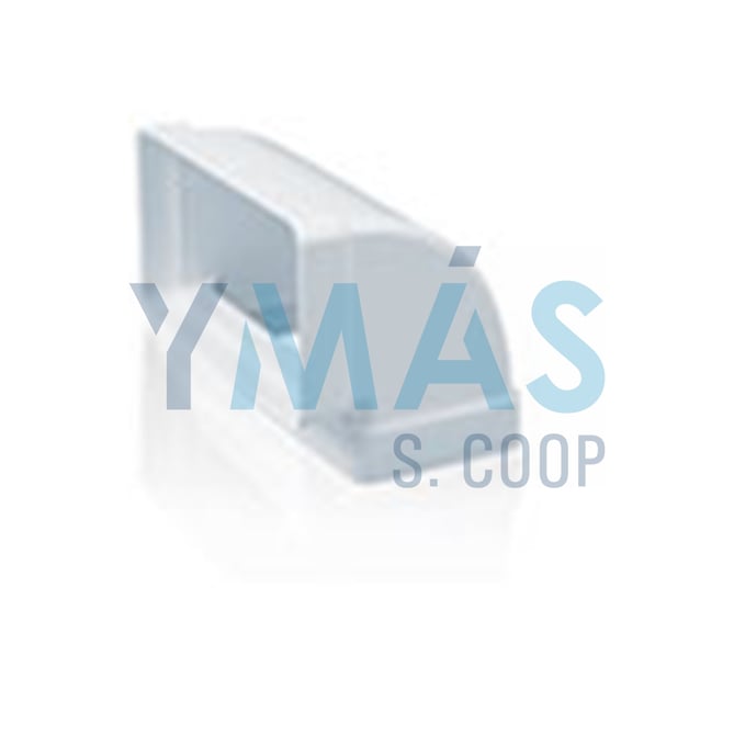 CODO RECTANGULAR VERTICAL TUBO EXTRACC. PVC 110X55