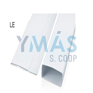 TUBO EXTRAC. PLEGABLE PVC RECTANGULAR 1MT 110X55MM