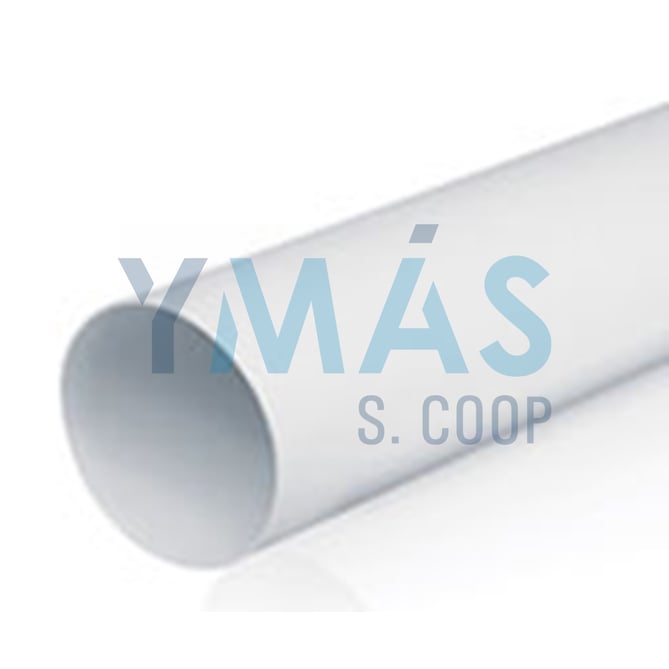 TUBO EXTRACCION PVC REDONDO 1M 100MM