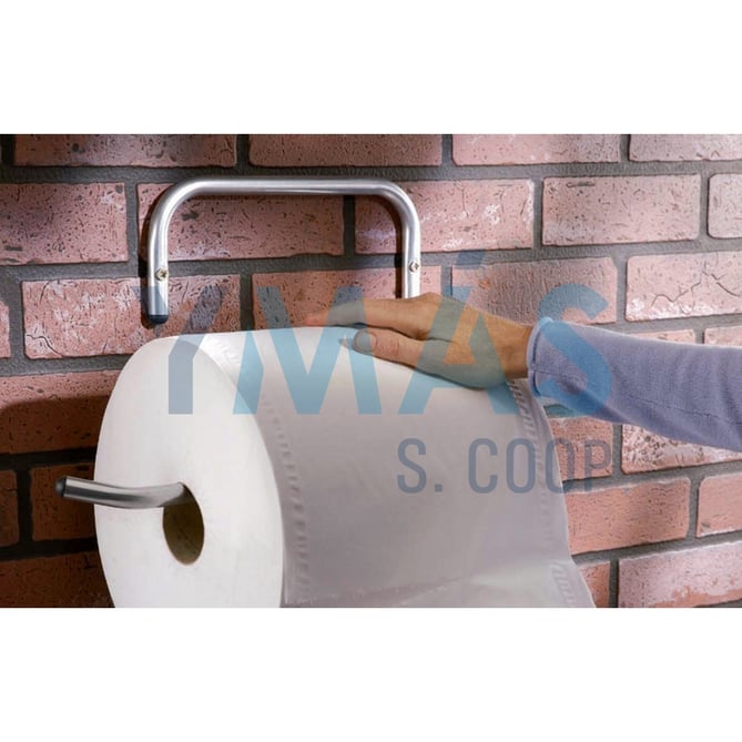 GANCHO PORTABOBINA PARED TALLER MAX.30CM