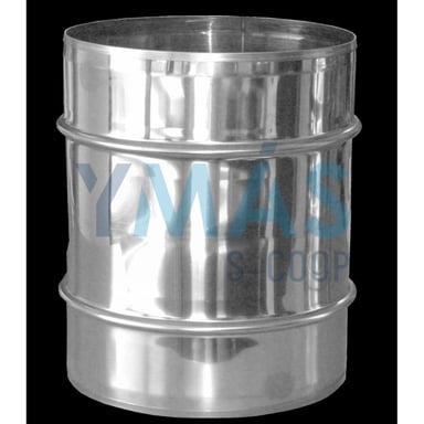 MANGUITO UNION ESTUFA INOX M-M 130