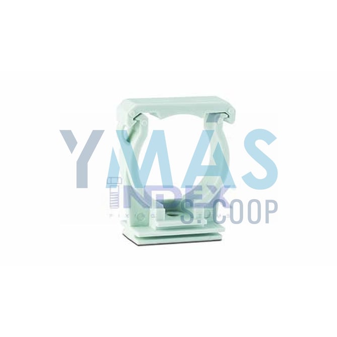 ABRAZADERA GUIA PLASTICO TUBO 20MM PRE ROSCA M6