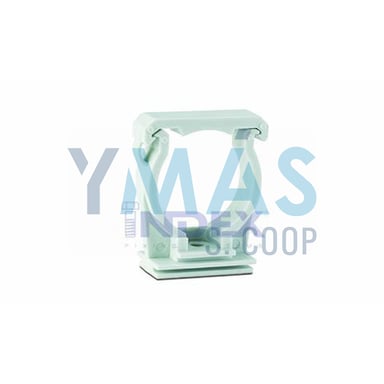 ABRAZADERA GUIA PLASTICO TUBO 25MM PRE ROSCA M6