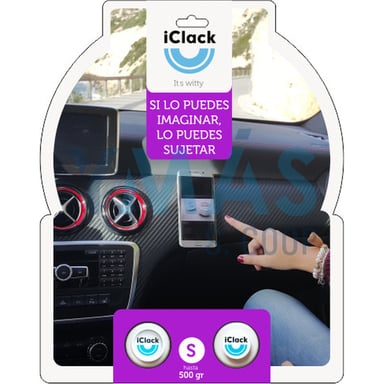 SOPORTE MULTIUSOS ICLACK MACHO Y HEMBRA S BLANCO