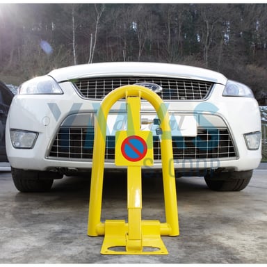 BARRERA PARKING VERTICAL CERRADURA SEGURIDAD