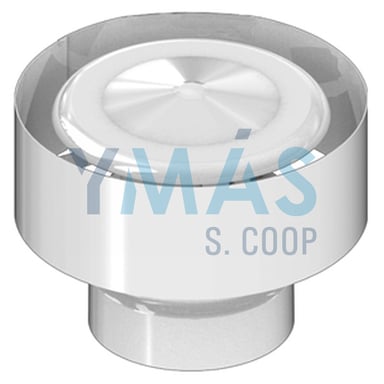 DEFLECTOR ALUMINIO ANTI-RETORNO 100MM ESTANCA