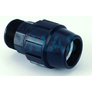 TERMINAL ROSCA MACHO POLIETILENO 40X1 1/4