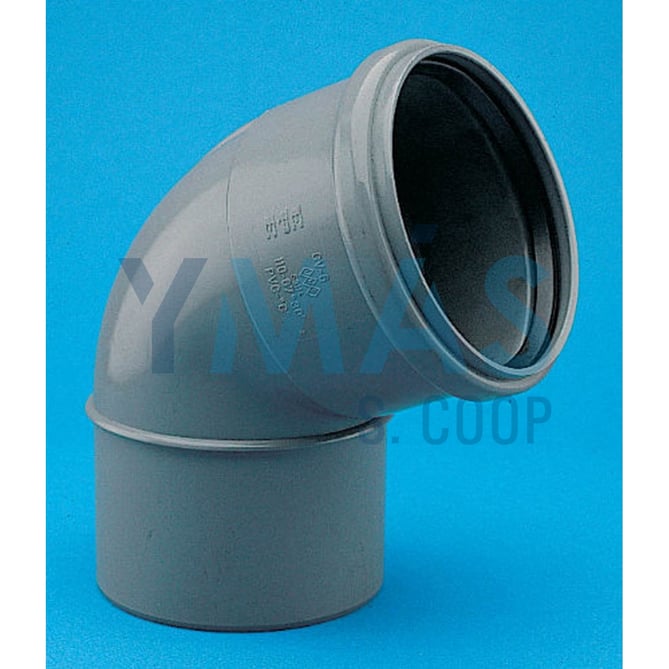 CODO PVC M-H JUNTA ELASTICA DIAM 92 67§