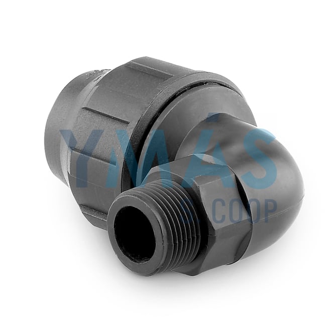 CODO ROSCA MACHO PP PARA POLIETILENO 32X1