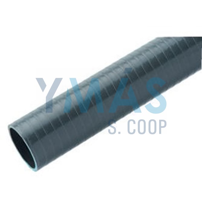 TUBO FLEXIBLE EVACUACION PVC 40MM 1.5M GRIS