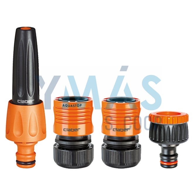 SET LANZA + CONECTORES DE 3/4'