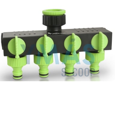 DISTRIBUIDOR 4 VIAS CONECTOR RAPIDO GREEN EXPERT