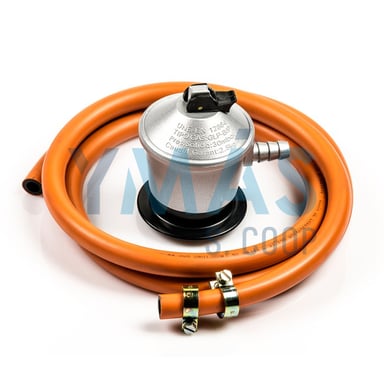 KIT REGULADOR BOTELLA + MANGUERA 1.5M + ABRAZADERA