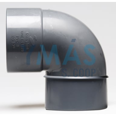 CODO MACHO-HEMBRA PVC EVACUACION 87§ 50MM