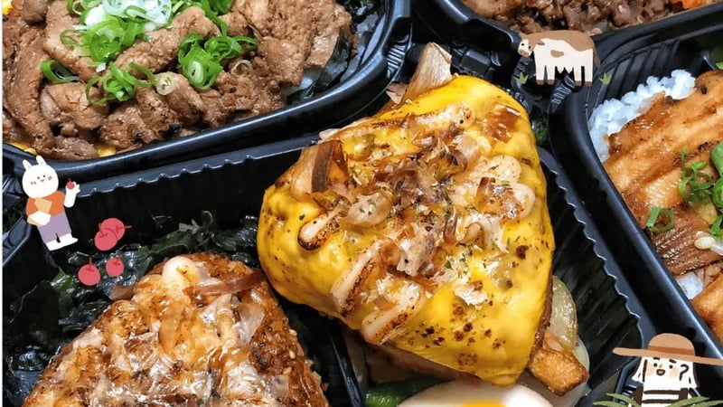彰化便當外送 大聖烤食餐盒｜彰化少有的烤飯糰便當